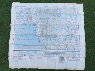 Cold War Issue 1950s British RAF SAS Arakan Irrawaddy Silk Escape Map 3