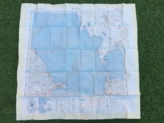 Cold War Issue 1950s British RAF SAS Rasht Baku Silk Escape Map 3