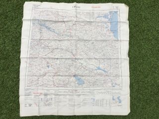 Cold War Issue 1950s British RAF SAS Tabriz Tbilisi Silk Escape Map 4