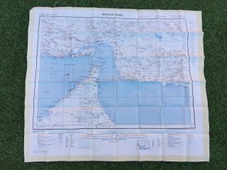 Cold War Issue 1950s British RAF SAS Hofus Bandar Abba Silk Escape Map 3