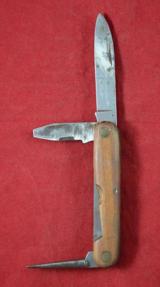Wehrmacht Ww2 German Soldier Folding Pocket Knife Rare War Relic 23