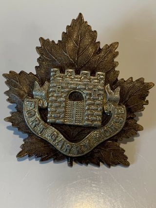 Rare 1922 Issue Fort Garry Horse Cap Badge