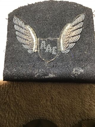 Ww2 Us Army Air Force Bullion Pilot Wings Rare Aae