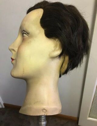 Rare Ako Vintage Mannequin Head 50’s German With Clamp 4