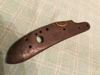 Us M1816 Springfield Flintlock Musket Lock Plate Dated 1825