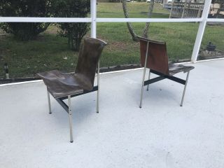 Pr T - chairs William Katavalos,  Littell kelly Mid Century Modern Eames Era 10