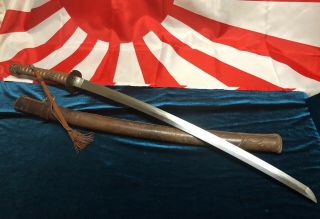 Japanese Wwii Guntou Army Officers Sword