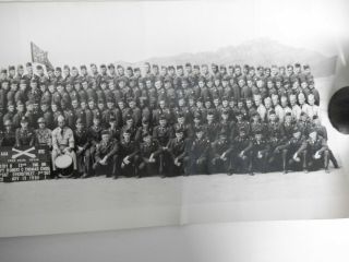 Vintage 1954 US Army Photo,  Fort Bliss Texas,  AAA RTC,  Panoramic Military Photo 6
