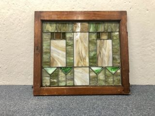 Stunning Antique Arts And crafts Stained Glass Window 3