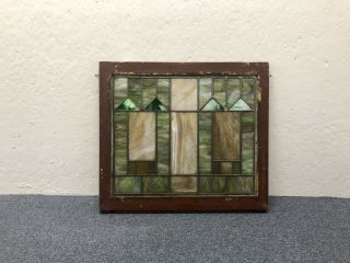 Stunning Antique Arts And crafts Stained Glass Window 4