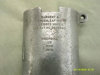 Sargent & Greenleaf Ingersol US 831B Military Security lock 1976 with 1 Key 2