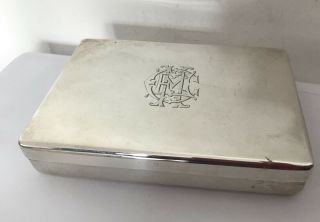 Antique Rare Aspreys Solid Silver Sandwich Box @ 1887