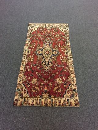 On Great Hand Knotted Persian Hamadan Rug Traditional Floral Carpet 2 