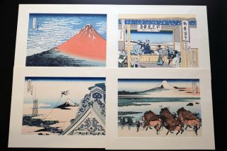 Hokusai Katsushika Fugaku 46 prints Japanese ukiyoe Woodblock print 9
