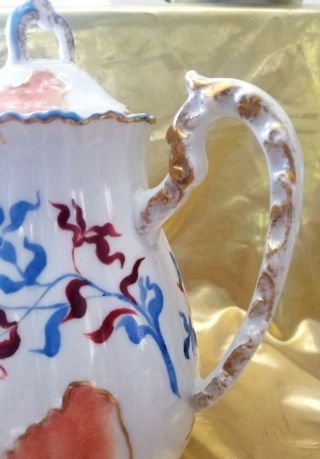 ANTIQUE LIMOGES FRANCE JEAN BOYER HAND PAINTED PORCELAIN COFFEE POT 1919 3