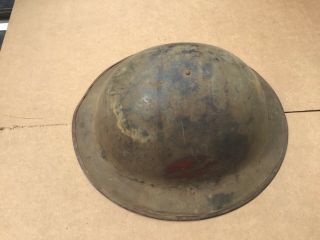 Ww 1 Us Army Doughboy Combat Helmet With Liner - 78th Div