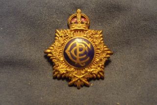 Ww Ii/pre Ww Ii Canadian Officers Cap Badge To The Canadian Postal Corps