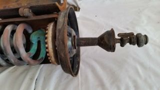 Antique Hercules Cast Iron Copper Coil Hot Water Heater No.  2572,  Gas,  Steampunk 11