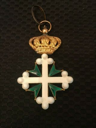 Italy,  Kingdom.  Order Of St.  Maurice And St.  Lazarus In Gold,  I Class Commander