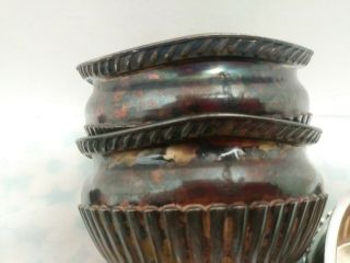 6 Reed & Barton Navy Anchor Emblem Silver Soldered nut bowl ashtray candy 2900 5