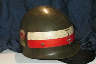 Wwii Us Army 2nd Division M1 Helmet Liner Westinghouse W/ Khaki Webbing