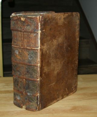 Antique 1708 Old & Testament Catholic Holy Bible Latin - - 311 Years Old