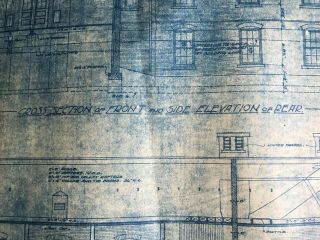 Blue Print Ornance Barracks Sandy Hook Proving Ground May 1st 1908 4