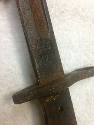 ww1 bayonet m1917 U.  S.  remington stripped 7