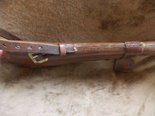 WW1 Lee Enfield SMLE No.  1 mk3.  303 leather scabbard rifle bucket 1916 12