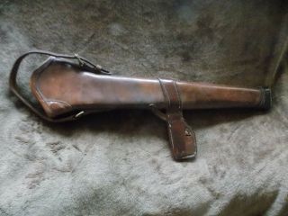 Ww1 Lee Enfield Smle No.  1 Mk3.  303 Leather Scabbard Rifle Bucket 1916