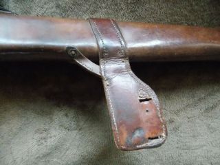 WW1 Lee Enfield SMLE No.  1 mk3.  303 leather scabbard rifle bucket 1916 3