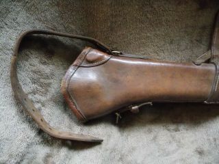 WW1 Lee Enfield SMLE No.  1 mk3.  303 leather scabbard rifle bucket 1916 5