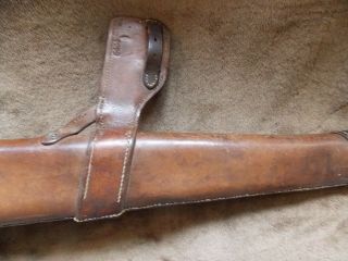 WW1 Lee Enfield SMLE No.  1 mk3.  303 leather scabbard rifle bucket 1916 7
