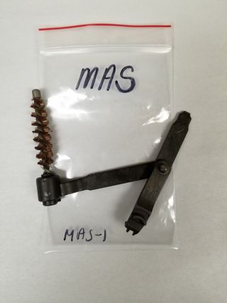 M1 Garand Rifle.  M3a1 Combination Tool Marked " Mas " With Chamber Brush Mas - 1