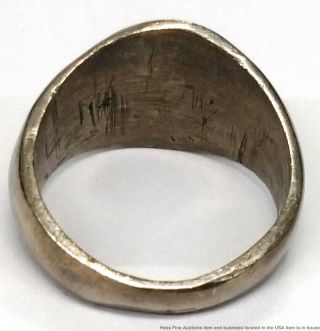Jarman Family WWI Trench Art Match Holder Ring Dog Tags Company B124 11
