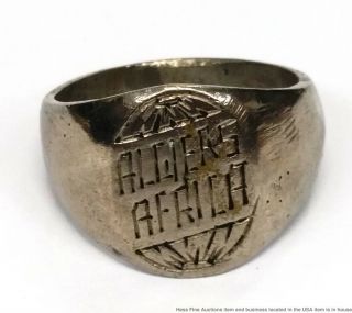 Jarman Family WWI Trench Art Match Holder Ring Dog Tags Company B124 8