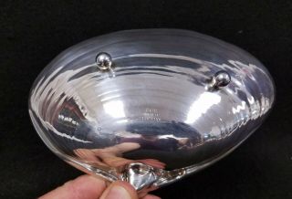 Vintage WALLACE Sterling Silver 925 Footed Large Sea Clam Shell Dish Bowl 6.  25 