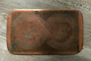18th Century Copper Chinese Engraving Plate Willow Pattern Bone China