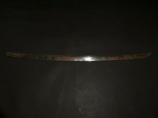 Wakizashi (sword) Only Blade : Hizen Kuni Jyu Tadahiro : 25.  0 × 19.  7 " 410g