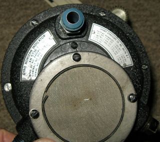 Sperry Gyro Horizon Indicator,  AN5736 - 1 from F6F Hellcat,  Carrier Pilot Estate 6