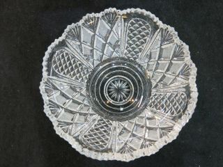 Epergne Crystal Replacement Bowl.  5 " Diameter.  Others Available.