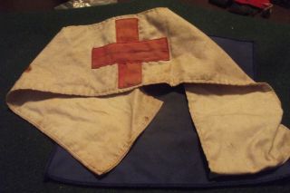 WW I CEF Medical Arm Band Red Cross 2