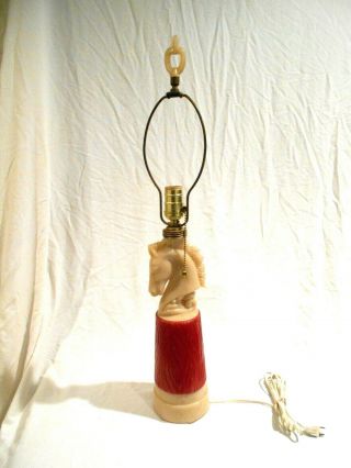 Hopalong Cassidy Electric Ala - Cite Table Lamp By Aladdin W/original Finial