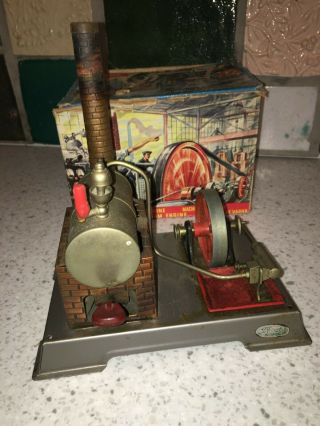 Vintage Wilesco D5 Steam Engine Made In Western Germany