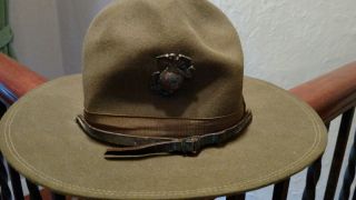 Unique Ww1 Period Usmc Cover Hat World War 1 Great War