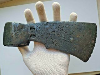 Ancient Viking Iron Ax,  Kievan Rus - Vikings,  Two Hallmarks