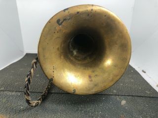 Vintage Military Bugle.  US Regulation Brass Bugle.  with Mouthpiece.  Calvary Army 11