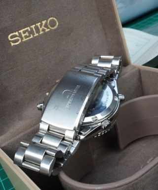 Seiko Speedmaster 7a38 - 6040 Quartz Chronograph w/ Box & Papers 4