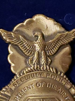 USAF Numbered Security Police Badge (Lordship Industries LI GI) 4
