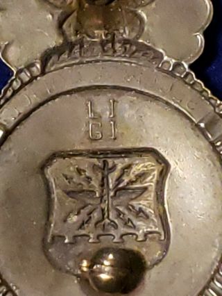 USAF Numbered Security Police Badge (Lordship Industries LI GI) 7